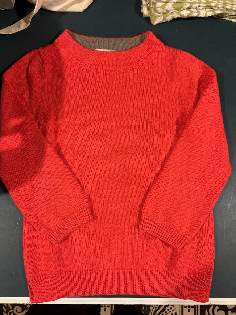 Boden wool sweater orange